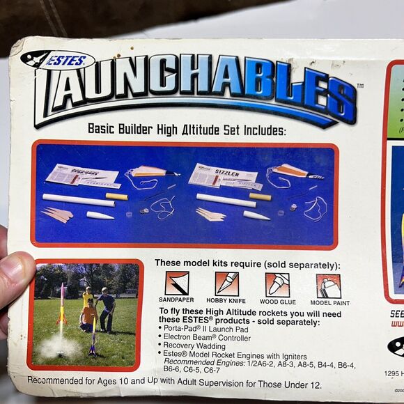 Estes Model Rocket 1272 LAUNCHABLES Basic Builder Toy High Altitude Kit Build - Picture 10 of 16